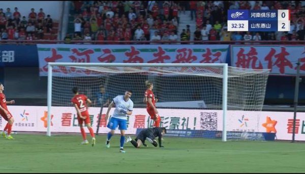 德邦国际 2脚射正进2球！李源一妙传泽卡连场双响，泰山客场两球领先河南
